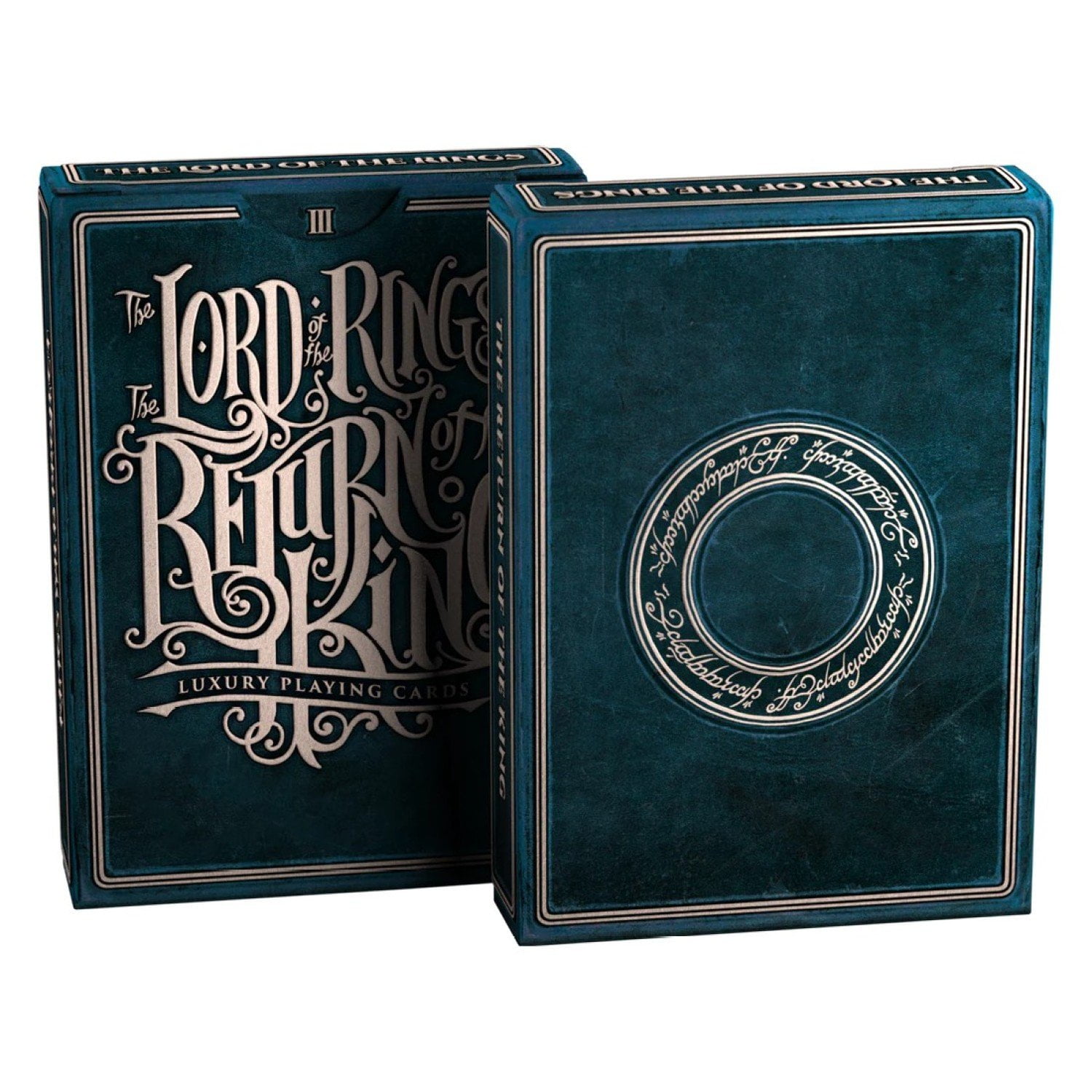 Kings Wild Project The Lord of the Rings Triple Set - Three Deck Luxury Playing Cards Premium Collectible Box Set Inspired by J.R.R. Tolkiens Middle Earth