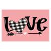 thumbnail image 1 of PEONAVET Napperon de Table Saint-Valentin Roses Tapis de Repas Lin Imprimé Tapis de Table Maison Cuisine Tapis d'Isolation, 1 of 5