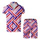 thumbnail image 1 of Playeras Estampadas Para Hombre, Camiseta Holgada Con Estampado De Letras De Ciudad Para Hombre, Conjunto De Ropa Deportiva De Verano, Ropa Deportiva Informal, 1 of 4
