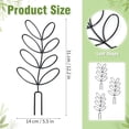 thumbnail image 3 of Leaf Shaped Vine Support Bracket – Potted Plant Climbing Trellis for Indoor & Outdoor, 3 of 7