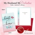 thumbnail image 5 of WaaHome Valentines Day Card for Husband - My Heart Has Found Its Home with You Romantic Anniversary Card Gifts for Husband Birthday Card for Husband Fiance Men Him with Envelope, 5 of 7