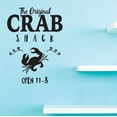 thumbnail image 1 of Custom Decals The Original Crab Shack Wall Art Size: 20 Inches x 30 Inches Color: Black, 1 of 1