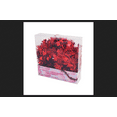 thumbnail image 1 of 9' Pre-Lit Valentine's Day Heart Tinsel Garland - Red Lights, 1 of 4