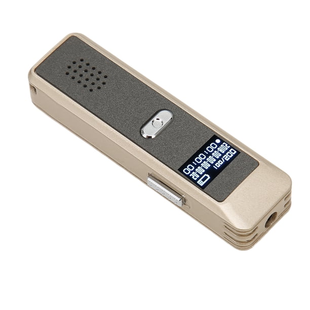Grabadora de Voz Digital Mini Grabadora de Voz con Reducción de Ruido HD Inteligente AI Grabadora Portátil Activada por Voz con Reproductor de MP3 para Entrevistas Reuniones