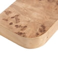 thumbnail image 6 of Kate and Laurel Burlock Modern Burlwood Floating Shelves, Set of 2, 24 x 6, Burlwood, Transitional Functional Kitchen or Bathroom Shelves for Above Toilet Storage or Dorm Room Display, 6 of 9