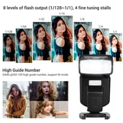 Andoer Flash Speedlite GN40 Adjustable LED Fill Light for Nikon Olympus Pentax