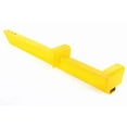 JEGS 64405 Universal Leaf Spring Traction Bars Yellow Powder Coat Finish 14 Gaug
