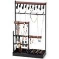 thumbnail image 1 of Organizador de joyas ProCase, soporte para joyas, collar de 5 niveles, negro, 1 of 8