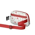 thumbnail image 2 of White Christmas Reindeer and Tree Pattern Cute Fanny Packs for Women,Travel Waterproof Crossbody Fanny Bags Waist Purse for Women Anti Theft Adjustable Strap for Running Travel Cycling, 2 of 6