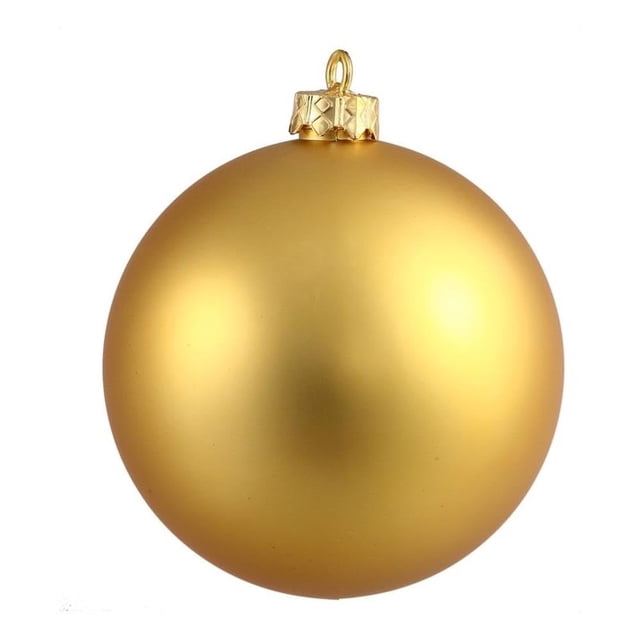 Adorno Navideño Bola Mate Vickerman Dorado Luxe 6 cm 60 piezas