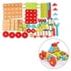 thumbnail image 4 of Bloques de construcción de dibujos animados para niños, inteligencia, rompecabezas de madera, juguetes divertidos, juego Estilo C 68 piezas, 4 of 9