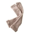 thumbnail image 2 of Yanyanz Compression Socks,Knee Stockings for Men and Women Winter Warmth Thick Coral Fleece and Long Leg Sleeves Knee High Socks Socks for Girls Clearance Brown One Size, 2 of 4