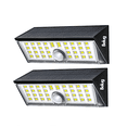 thumbnail image 1 of Lámparas Solares de Pared para Exterior 2 Piezas, Sensor de Movimiento Belug Negro, 1 of 3