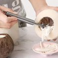 thumbnail image 3 of 1 Pce, Couteau de Retrait de Viande de Noix de Coco, Rasoir en Acier Inoxydable, Raboteur de Viande de Noix de Coco, Éplucheur d'Écailles de Poisson en Acier Inoxydable, Gadgets de Cuisine, Outils pour Fruits, Accessoires de Fruits de Mer Suspendus, 3 of 5