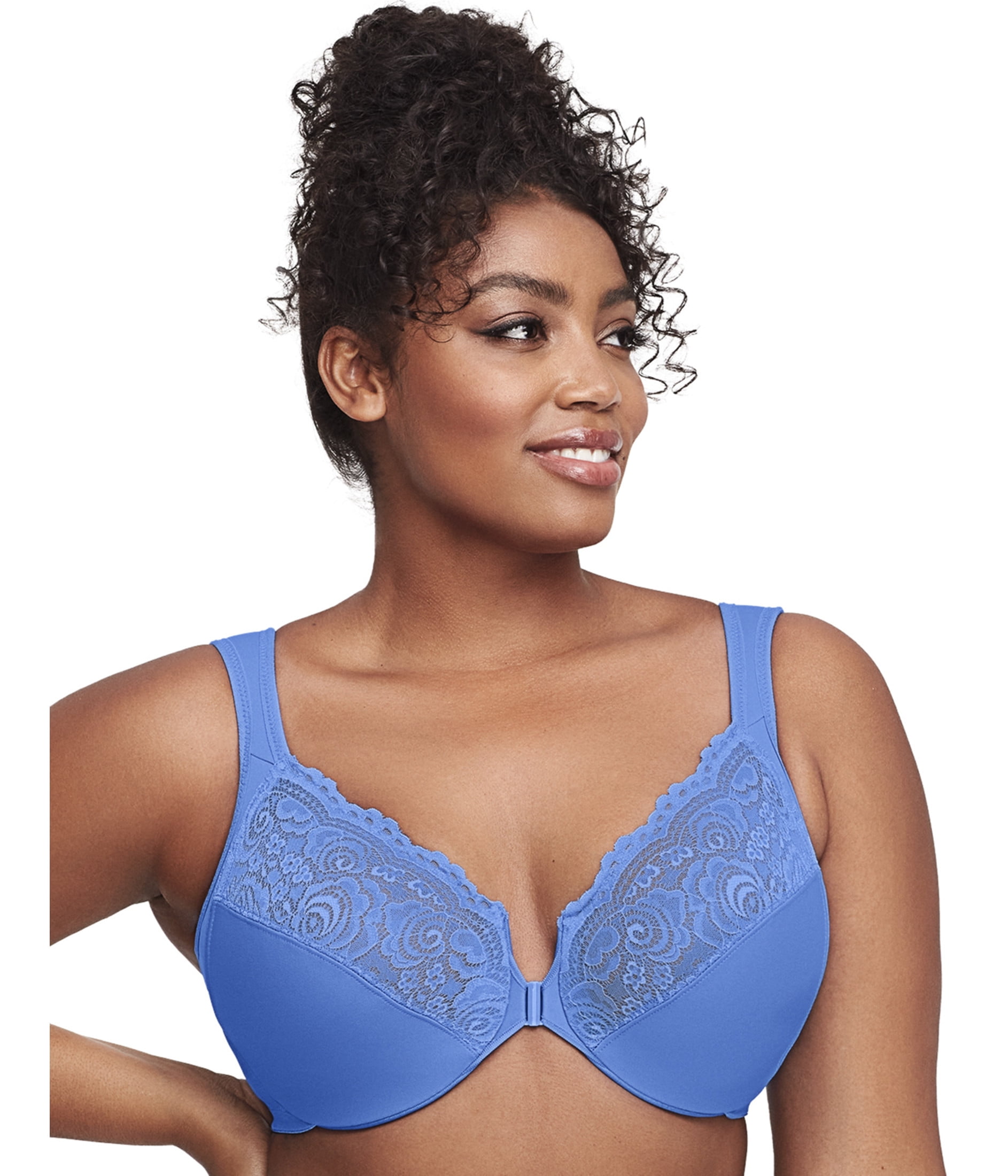 Glamorise WonderWire Front-Closure Underwire Bra 1245 (Women's & Women's Plus)