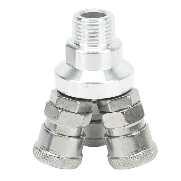 Universal Type Coupler,3 Way Quick Coupler Air Compressor Fittings Way