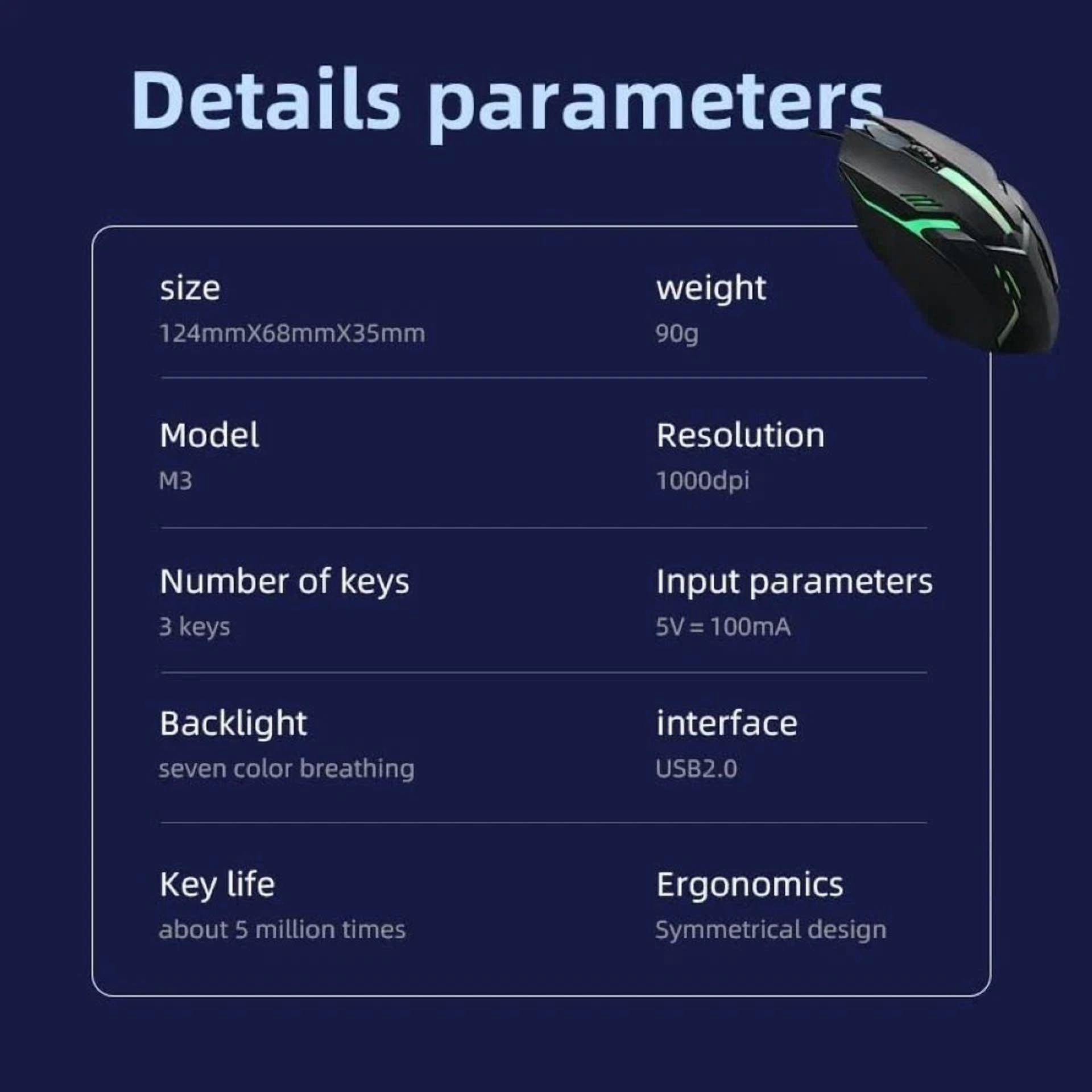 BUTTERFLY- Wired Usb Gaming Mouse Rgb Gaming Ergoomic Optical Computer Gamers For Computer
