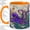 Orange, variant on Octopus Lighthouse Accent Mug, 11oz Ceramic Coffee Cup for Sea Lovers
