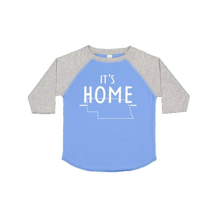 

Inktastic It s Home- State of Nebraska Outline Gift Toddler Boy or Toddler Girl T-Shirt