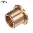 thumbnail image 3 of Flange Bearing Sleeve 15mm x 21mm x 20mm Bronze Self Lubricating Bushings Sleeve Bearing, 2 Pieces, 3 of 5
