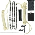 thumbnail image 1 of High Tree Limb Hand Chain Saw, Survival Camping Emergency Yard Work Flexible Chain Quick Cutting Tool for High Reach Limb 48 Inch, Avoid Tree Jams, 1 of 5