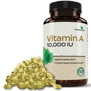 Futurebiotics Vitamin A 10,000 IU Premium Non-GMO Formula Supports Healthy Vision & Immune System, 250 Softgels