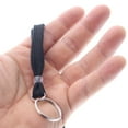 thumbnail image 3 of Bulk 100 Pack - Heavy Duty Breakaway Lanyards for Keys and Id's with Key Chain Split Ring - Break-Away Clasp and Keychain Keyring/ID Holder Attachment at Bottom by Specialist ID (Black), 3 of 7