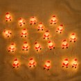 thumbnail image 5 of Guirnalda de luces LED de 2 m y 20 LED con forma de copo de nieve de Papá Noel para árbol de Navidad, decoración navideña para el hogar, regalo para niños, Año Nuevo, 5 of 5