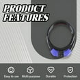 thumbnail image 4 of MELIVO Bike Lock,26.77" Cable Lock,Cable Bicycle Lock Bike Lock For Kids,Blue, 4 of 7