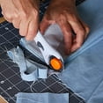 thumbnail image 5 of Slotted Quilting Ruler Durable Patchwork Ruler Clear DIY Craft Cutting Ruler Template, 5 of 12