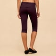 thumbnail image 6 of Gunia Capri Pants For Women Casual Pure Color Slim Fit Capri Leggings Pants Summer Pants, 6 of 6