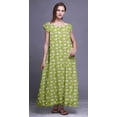 thumbnail image 2 of Bimba Chemises de Nuit pour Femmes en Rayonne Imprimée à Manches Courtes Lingerie de Nuit pour Dames, 2 of 4