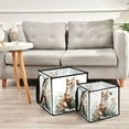 thumbnail image 6 of Home Organizer Foldable Fabric Storage Bin With Handle A Fox, 6 of 7