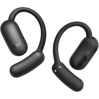 Soundcore AeroClip Open-Ear Earbuds Midnight Black High-Res Sound