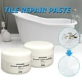 GHYJPAJK Tub Tile Repair Kit Fix Porcelain Ceramic and Floor Cracks and