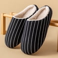 thumbnail image 5 of Yindaity House Slippers Fuzzy House Slippers for Women Fluffy Memory Foam Suede Slippers with Collar Indoor Outdoor(Black,15.99), 5 of 8