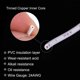 thumbnail image 3 of UL1007 24AWG Calibre Trenzado Conexión Cables, PVC Eléctrico Alambre Estañado Cobre Alambre 30 m/100 Pies Blanco para Electrodomésticos Interno Conexión Cable, 3 of 7