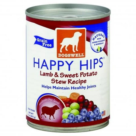 Dogswell Happy Hips Dog Food Lamb & Sweet Potato Stew, 13.0