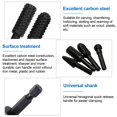 thumbnail image 4 of Zshan 10 Pieces Wood Cutter, 6.35mm Rotary Cutter Rasp Set, Tungsten Carbide Wood Rasp Drill Bits, Wood Craft Grinding Engraving Drill Bits, for Wood Carving, 4 of 4