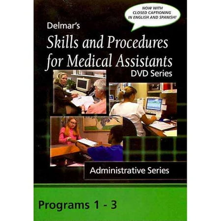 Skills and Procedures for Medical Assistants: Complete Administrative Skills Series, 3 Programs 1-3, With Closed Captioning
