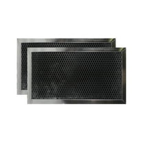 Air Filter Factory Microwave 6-1/8 x 11-1/8 x 3/8 Charcoal Carbon Smoke and Odor Filter 2-Pack