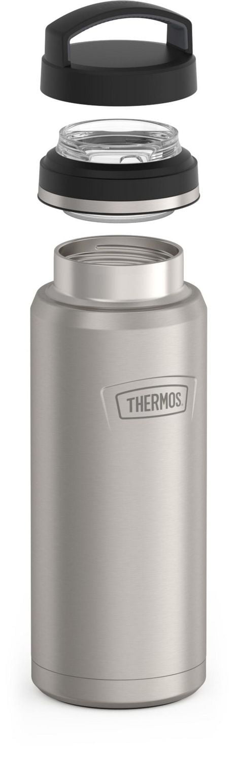 Bouteille à boissons en acier inoxydable de 40 Oz Dual Temp de Thermos ICON Bouteille 4O Oz, Gris