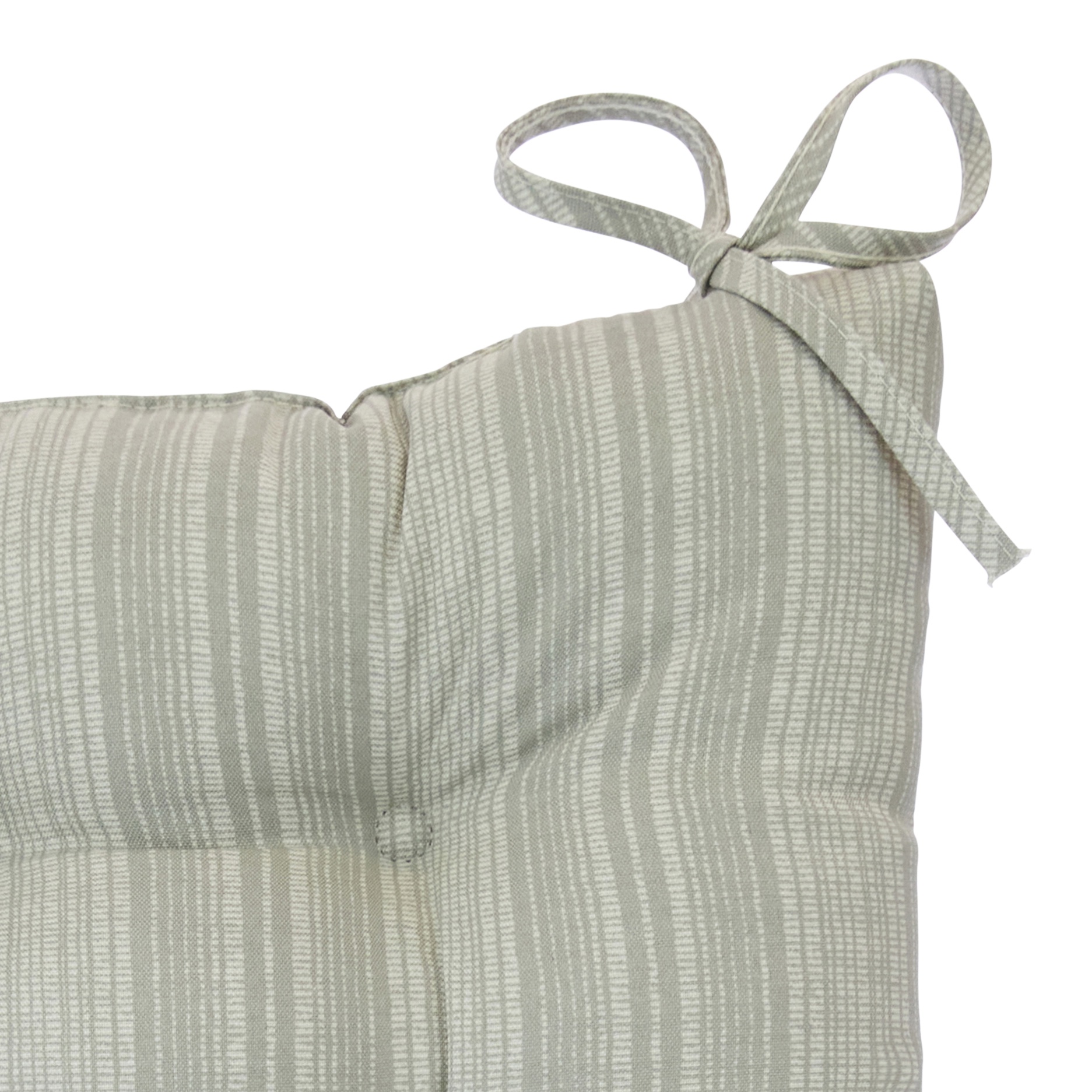 Klear Vu Indoor/Outdoor Boardwalk Stripe Rocking Chair Seat and Seatback Cushion Set