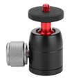 thumbnail image 2 of LAFGUR Horizontal 360° Swivel Ball Head Adapter, Mini Ball Head For Tripods Cameras Flash Light Stands, 2 of 8