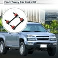 thumbnail image 3 of Enlaces de Barra Estabilizadora Frontal Unique Bargains para CHEVROLET COLORADO 2004-2012 Kits de Enlace de Barra Estabilizadora No.K80636 Hierro Caucho Negro 2 Pcs, 3 of 6
