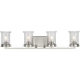 thumbnail image 3 of P300275-009-Progress Lighting-Winslett - 4 Light - Cylinder Shade in Coastal style - 33.25 Inches wide by 7.25 Inches high-Brushed Nickel Finish, 3 of 3