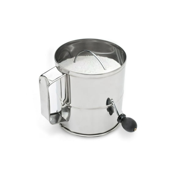 Fox Run Flour Sifter, Stainless Steel, 8-Cup