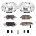 thumbnail image 3 of PowerStop Front Z26 Street Warrior Carbon-Fiber Ceramic Brake Pad and Drilled and Slotted Rotor Kit Fits: HONDA Select Models K2389-26, 3 of 9