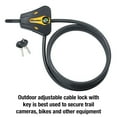 thumbnail image 4 of Master Lock Braided Cable Lock Steel Bicycle Locks, Black, 4 of 10
