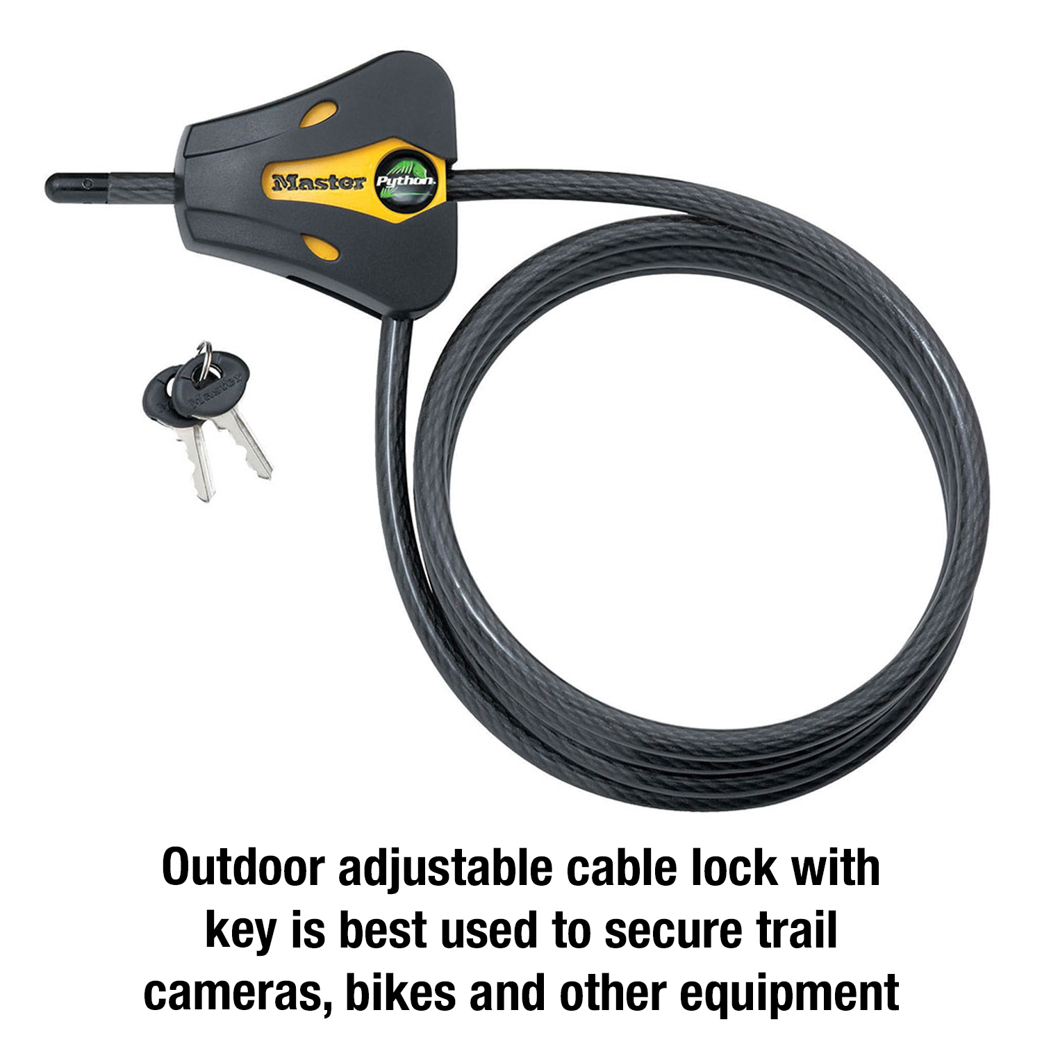 Master Lock Braided Cable Lock Steel Bicycle Locks photo 3